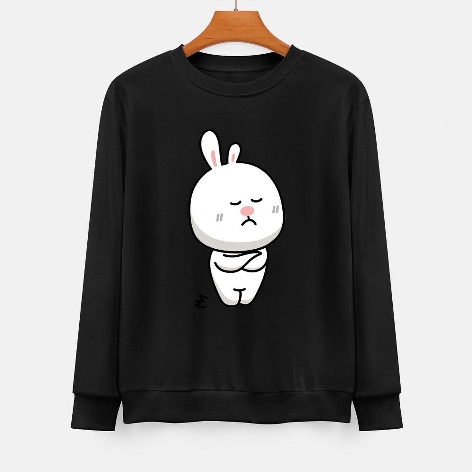 Front Patterned Long Sleeve TopPrinting Unisex